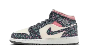 Air Jordan 1 Mid Floral Canvas