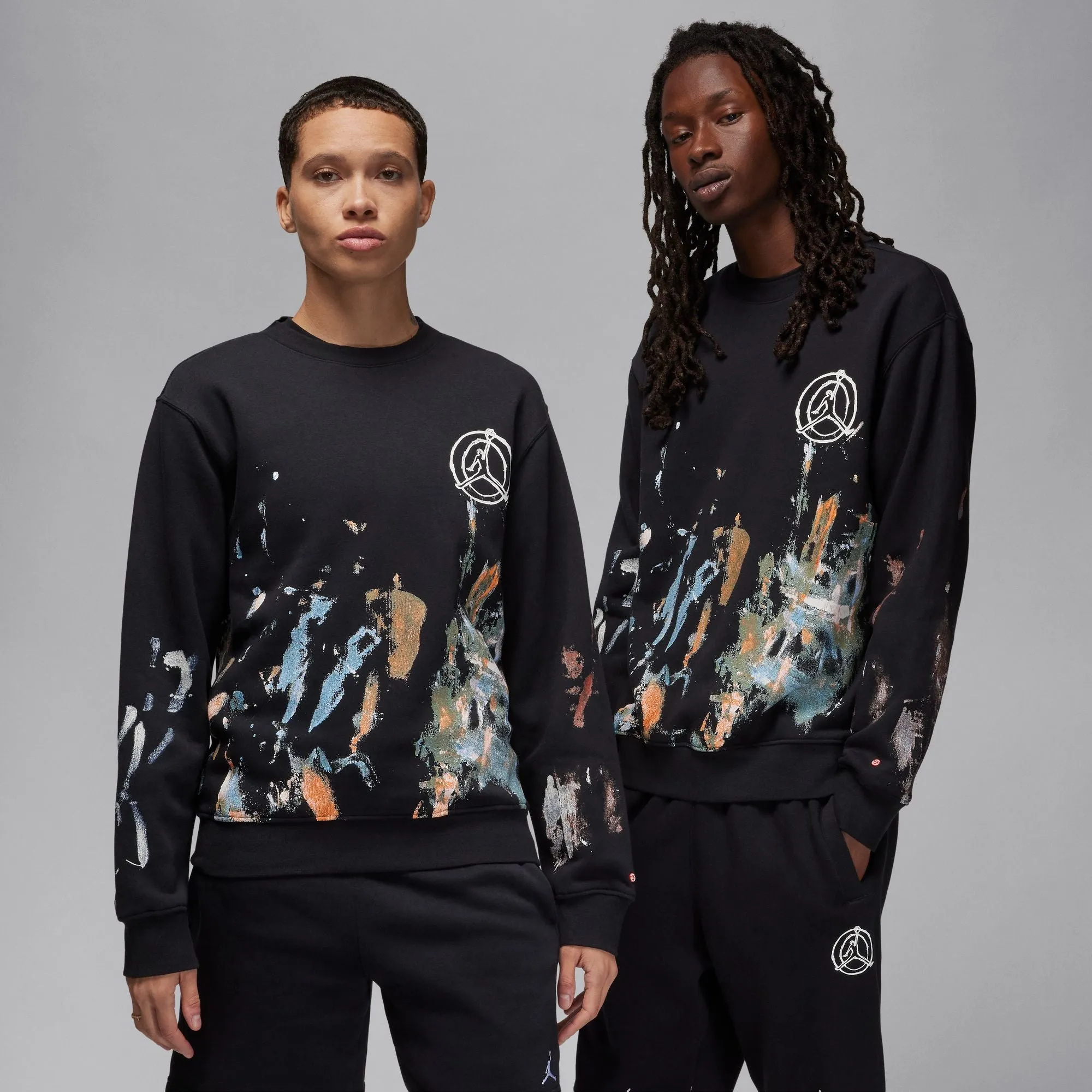 Air Jordan Mens Artist Series By Jammie Holmes Crewneck