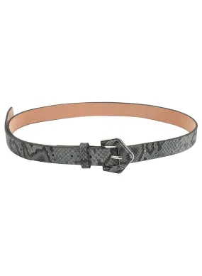 Animal Print Thin Belt