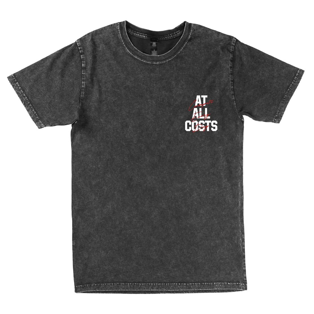 At All Costs T-shirt | Stonewash Black