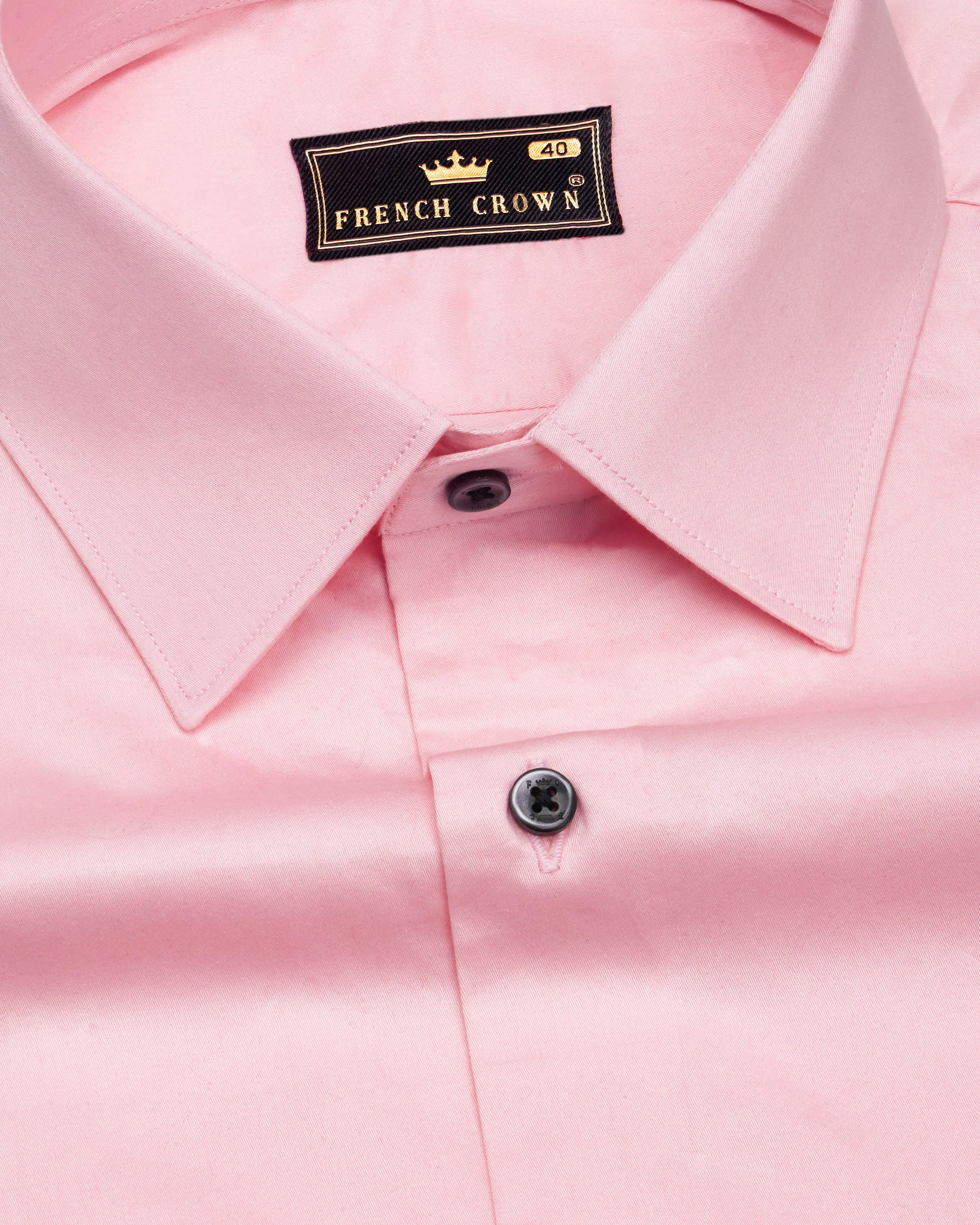 Azalea Pink Subtle Sheen Super Soft Premium Cotton Shirt