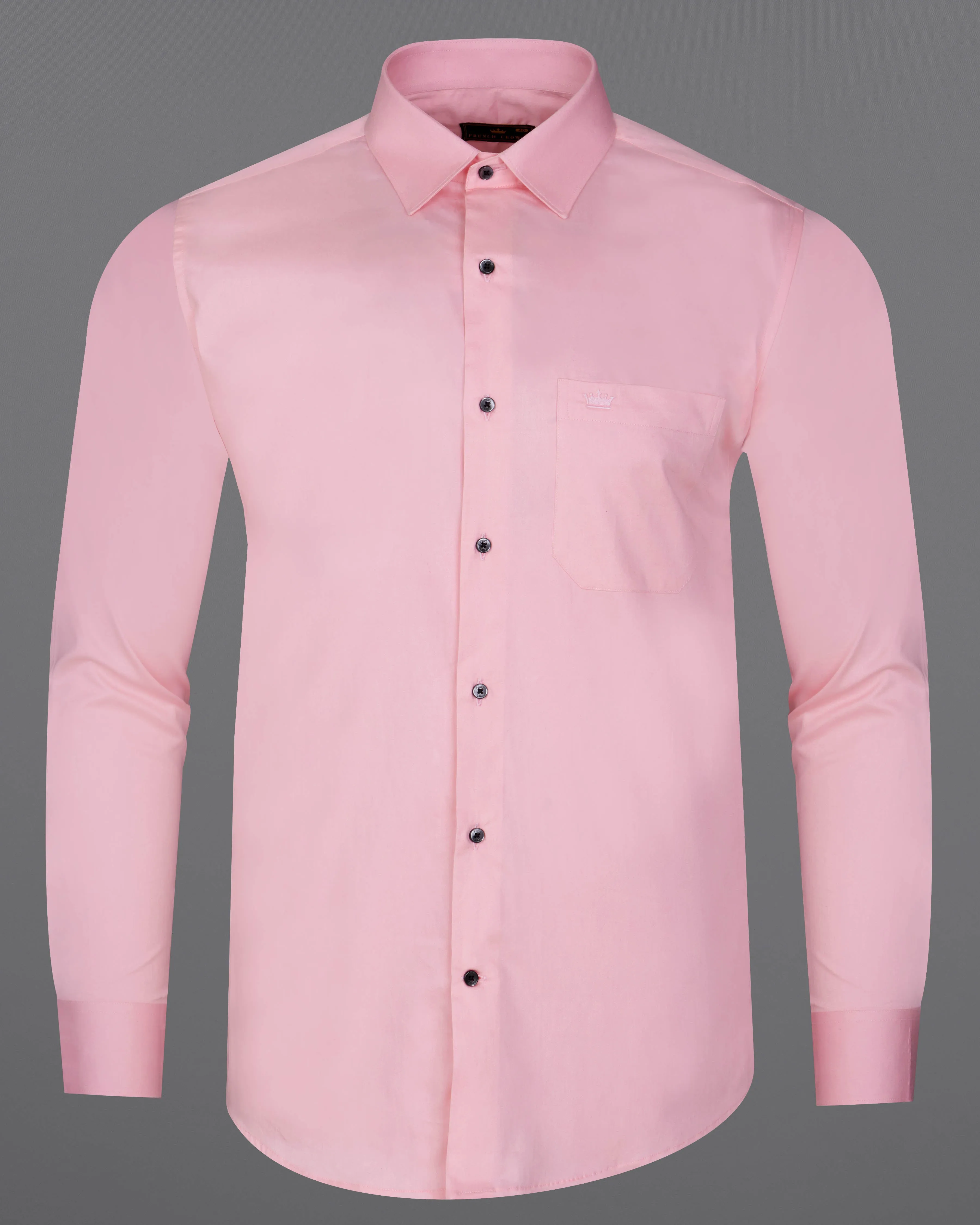 Azalea Pink Subtle Sheen Super Soft Premium Cotton Shirt