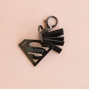 Black Acrylic Keyring - Super...