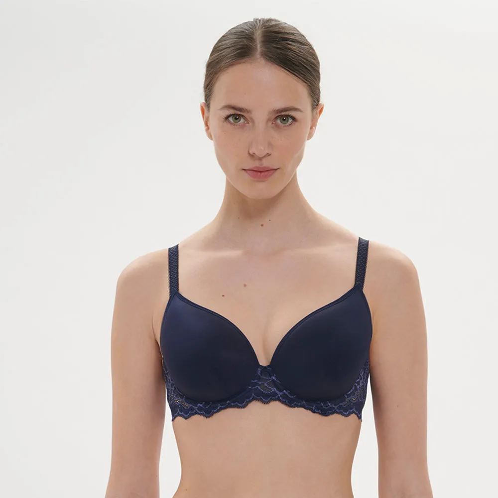 Caresse Ink Blue 3D Spacer T-Shirt Bra