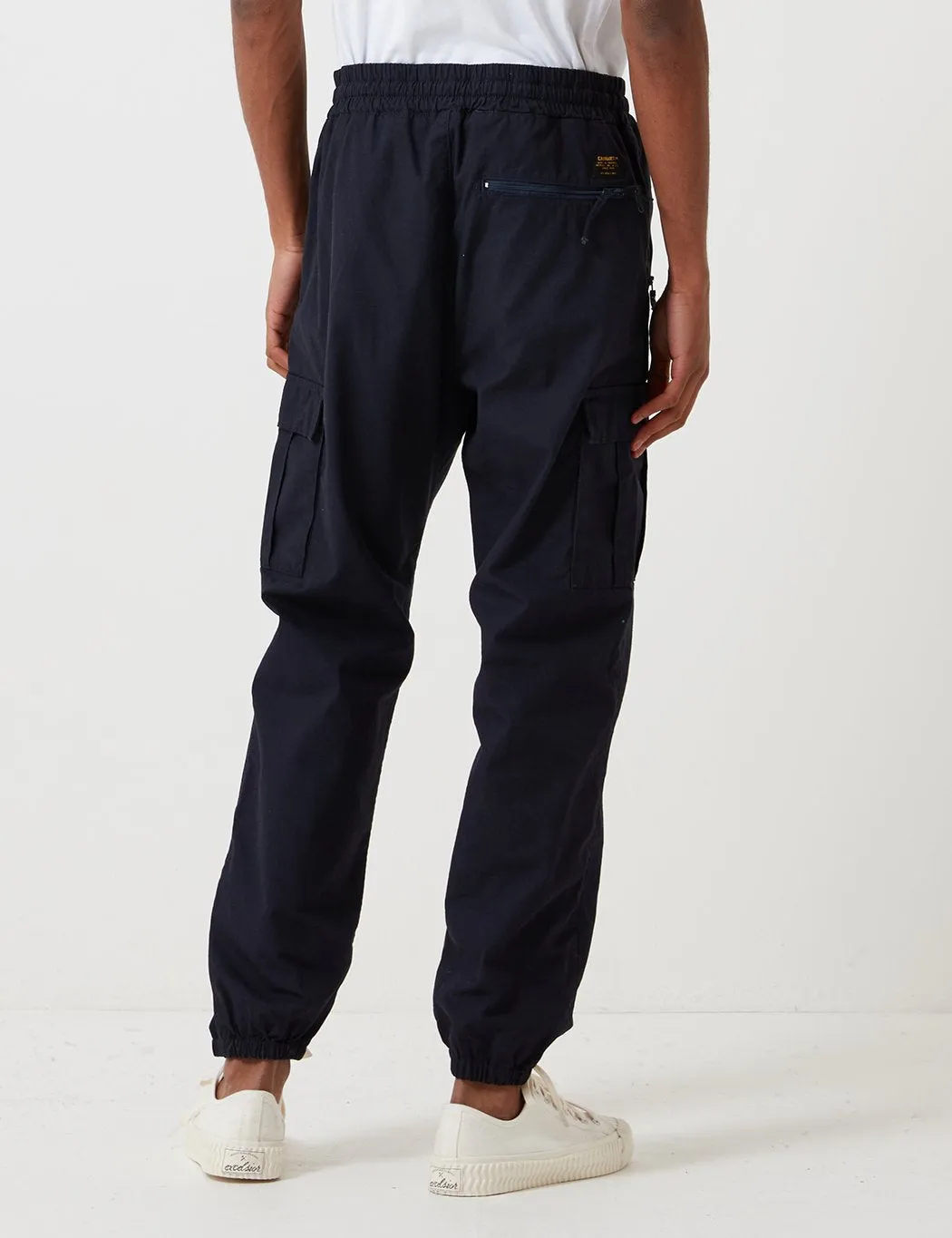 Carhartt-WIP Cargo Jogger Pants (Ripstop) - Dark Navy Blue Rinsed