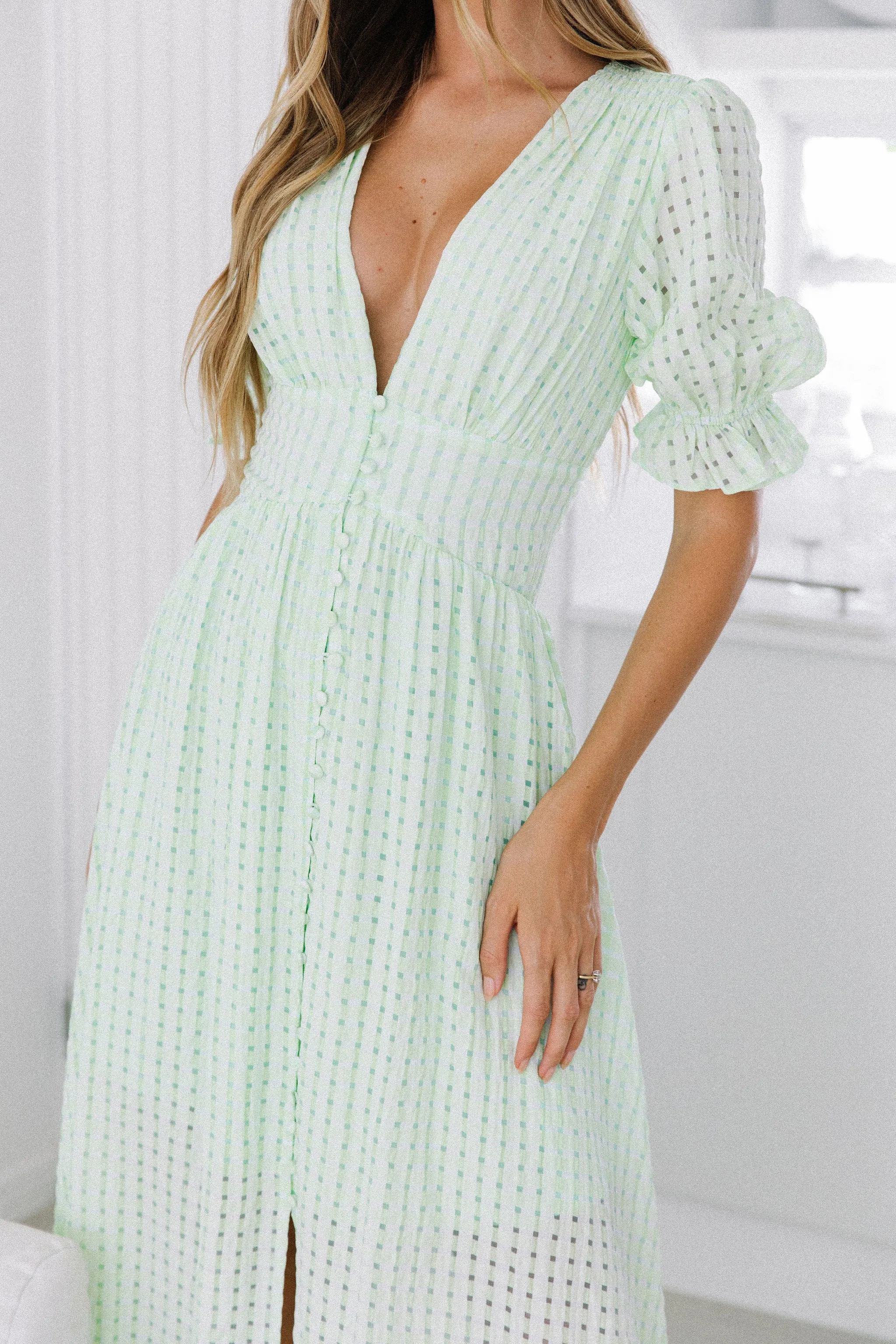 Corinne Dress - Mint