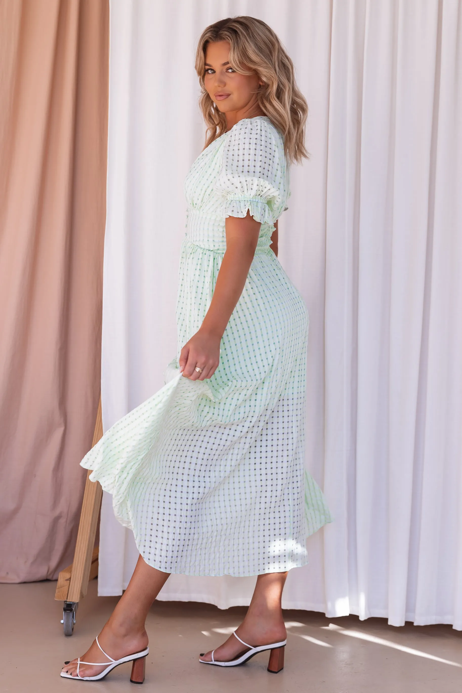 Corinne Dress - Mint