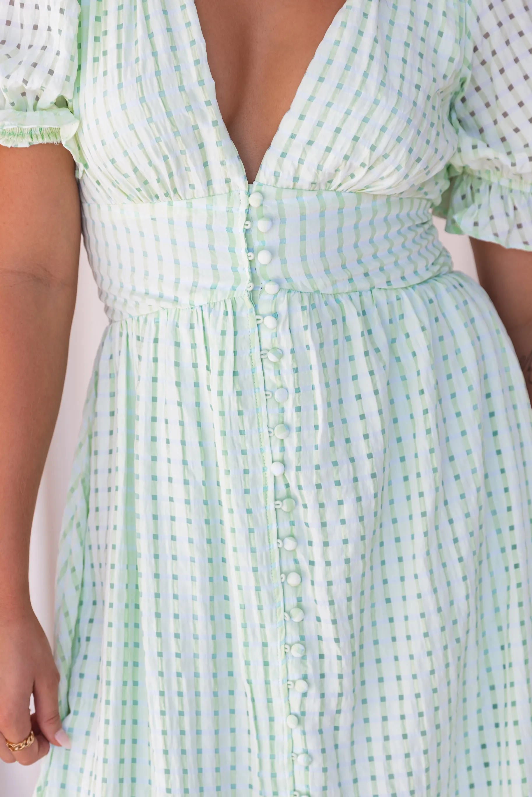 Corinne Dress - Mint