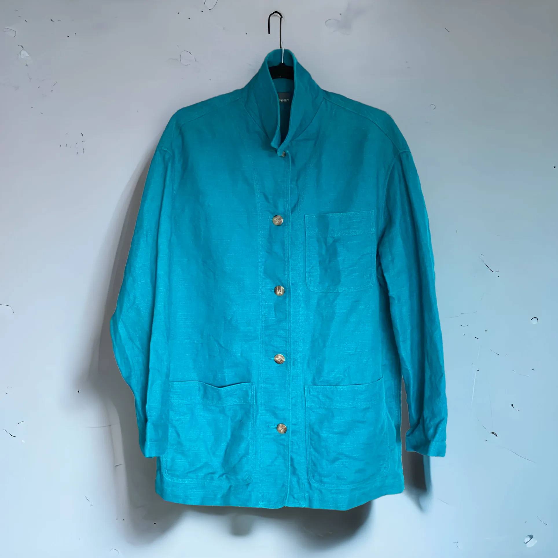 Cyan Twill Workwear Jacket