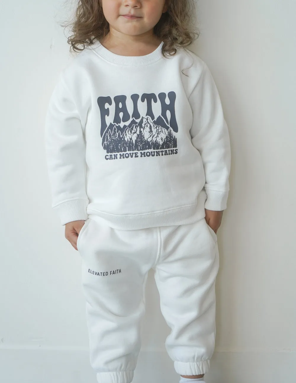 Faith Can Move Mountains Kids Sweatpant