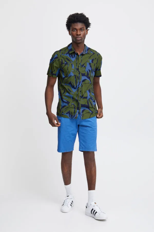 FOLIAGE PRINT SHORT SLEEVE SHIRT