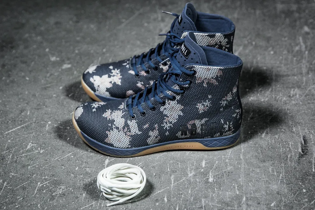 HIGH-TOP DARK FLORAL GUM TRAINER (WOMEN'S)