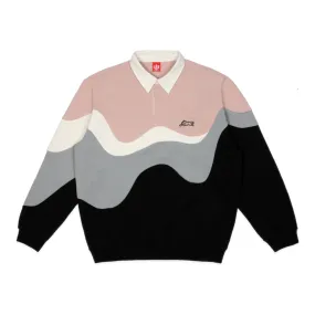 Icecream Big Drip LS Polo (Whisper White)