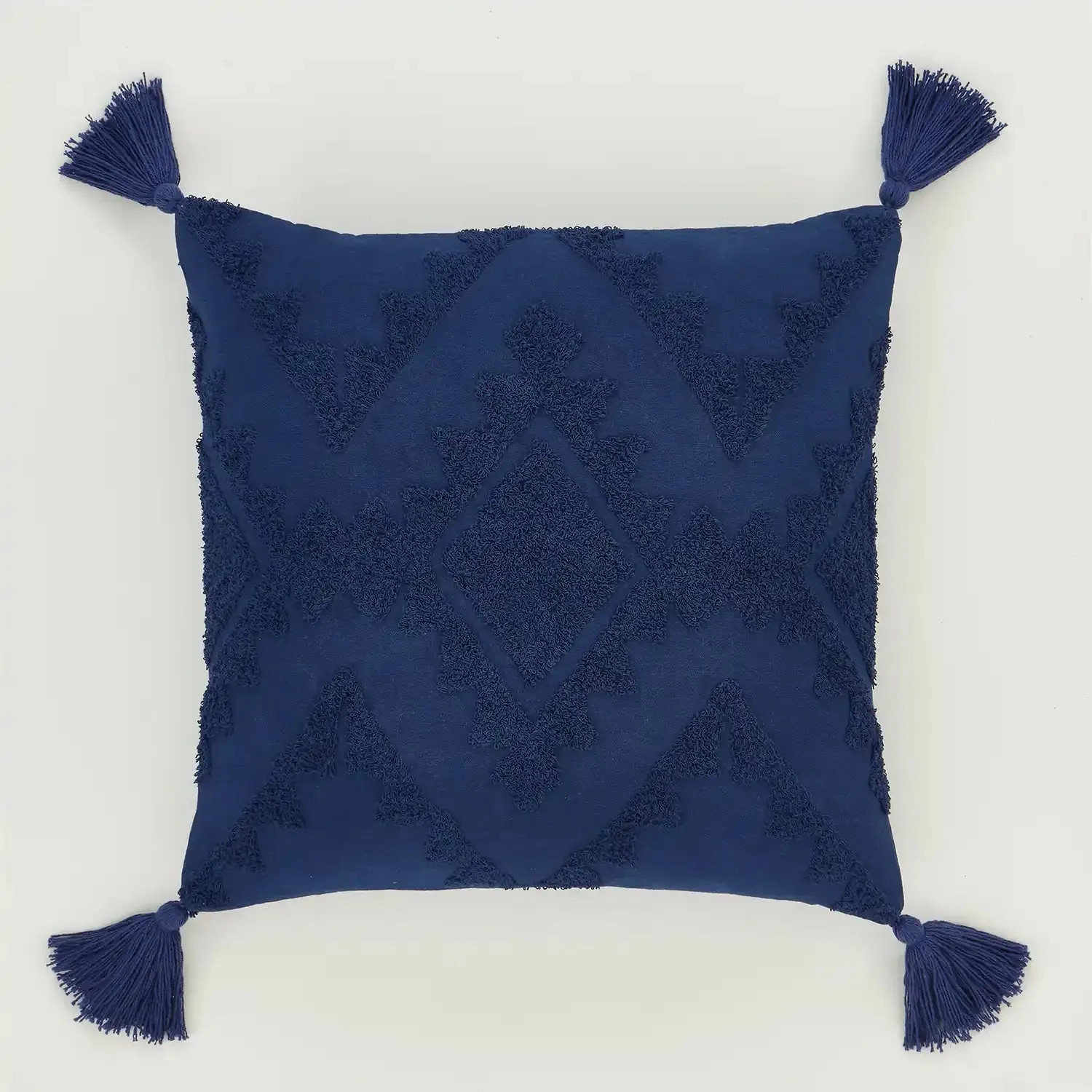 Imani Tufted 45x45cm Cushion Navy