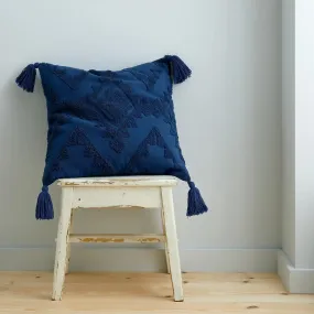 Imani Tufted 45x45cm Cushion Navy