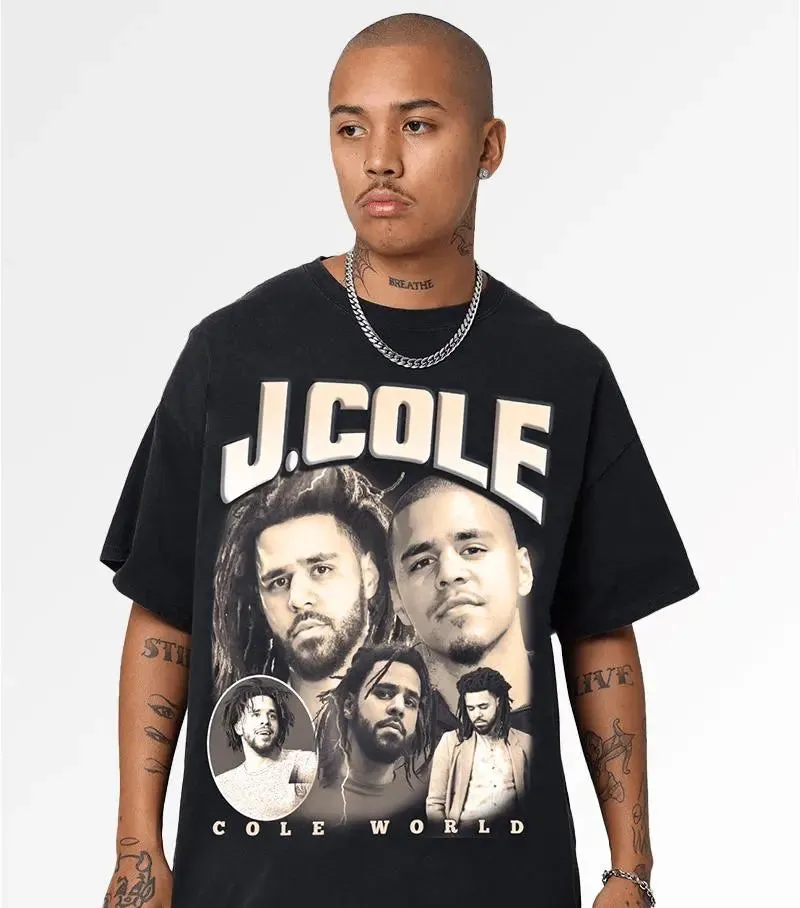 J. Cole Tee - Black