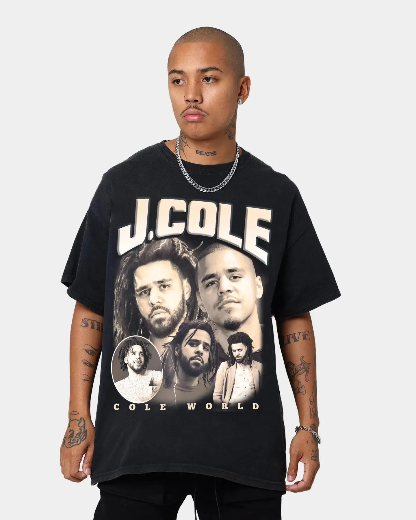 J. Cole Tee - Black