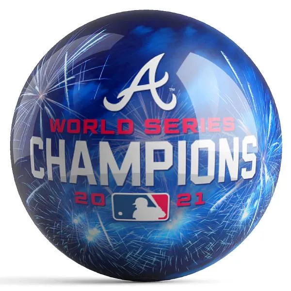 KR Strikeforce MLB Atlanta Braves Champ Fireworks 2021 Bowling Ball