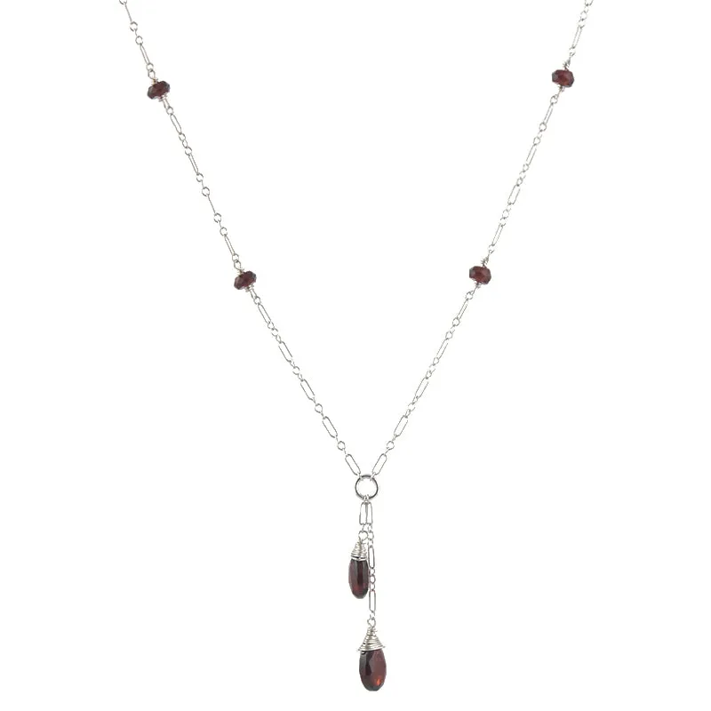 Long Gemmed Necklace