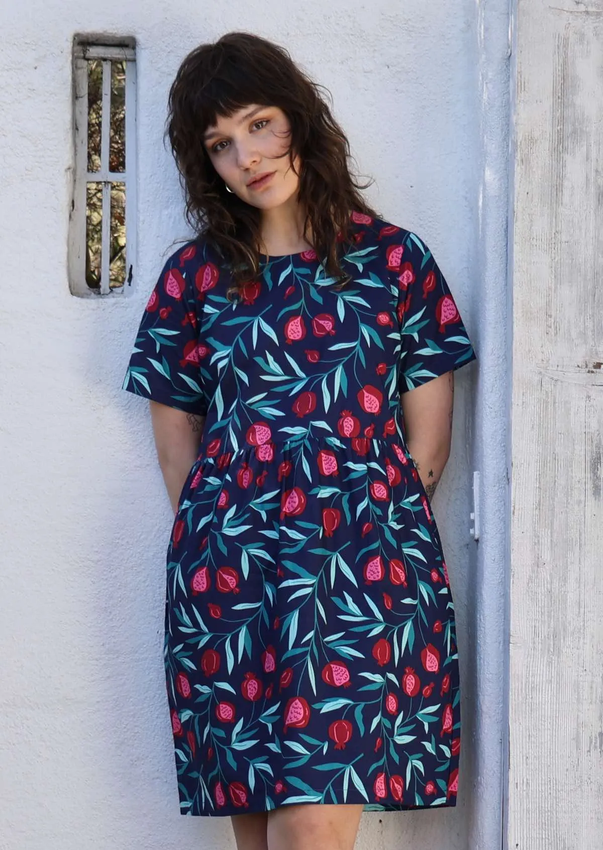 Mabel Dress Pomegranate