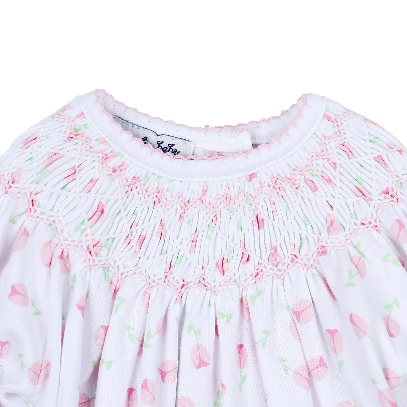 Magnolia Baby - Smocked Footie - Tessa's Classic Floral