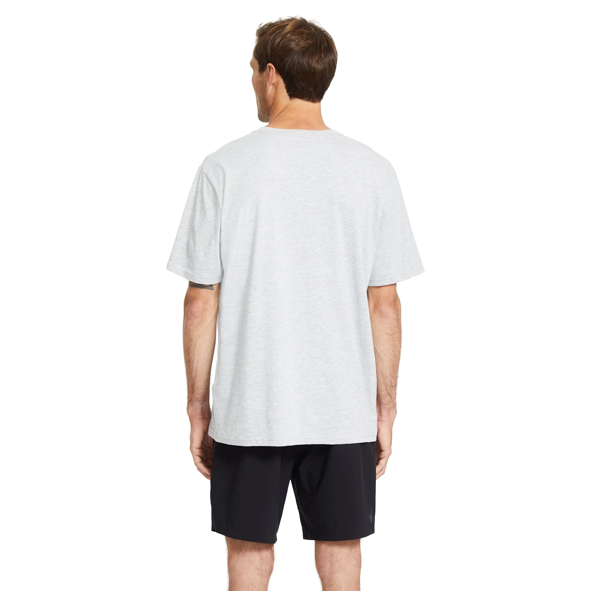 Mens Bug & Wordmark Blanks Tee - Heather Grey