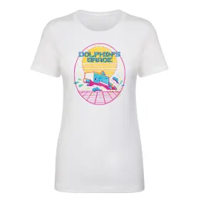 Minecraft Acid Sketch Dolphin Women's Short Sleeve T-Shirt