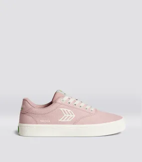 NAIOCA Canvas Rose Canvas Ivory Logo Sneaker Women