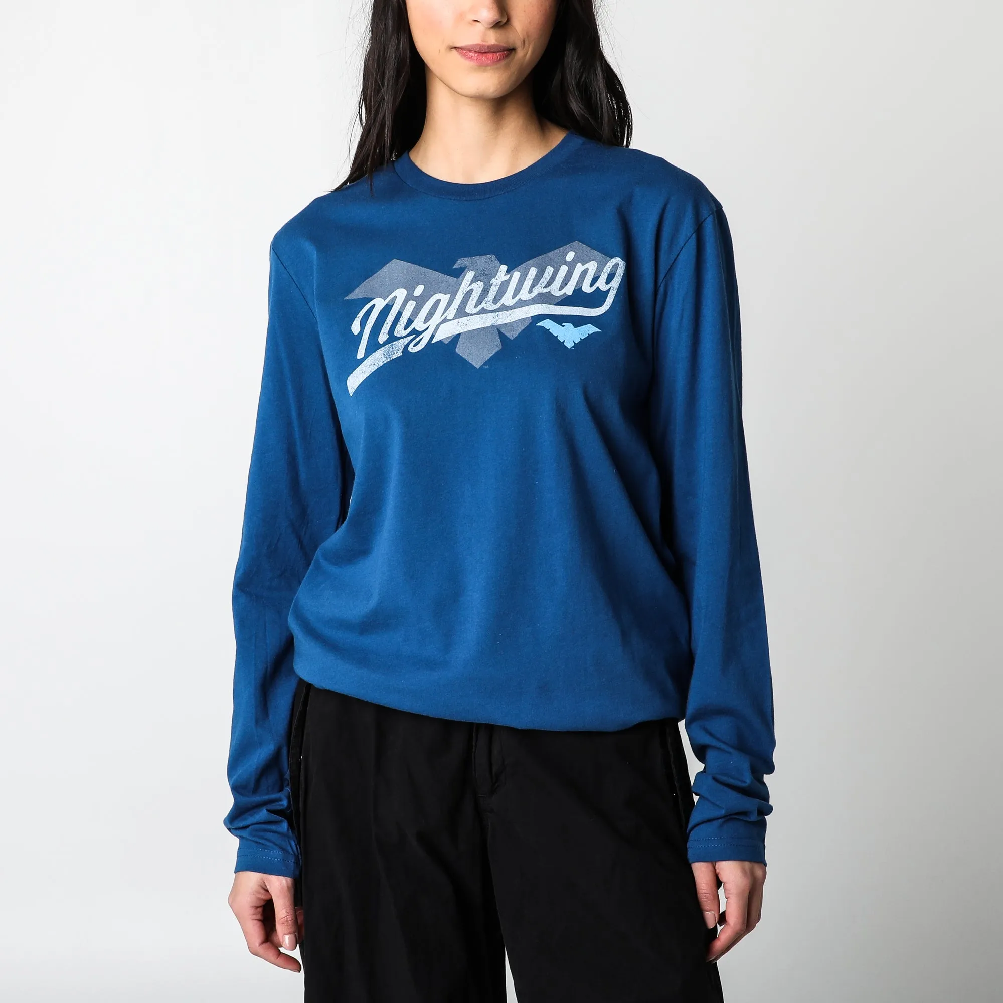 Nightwing Icon Blue Long Sleeve