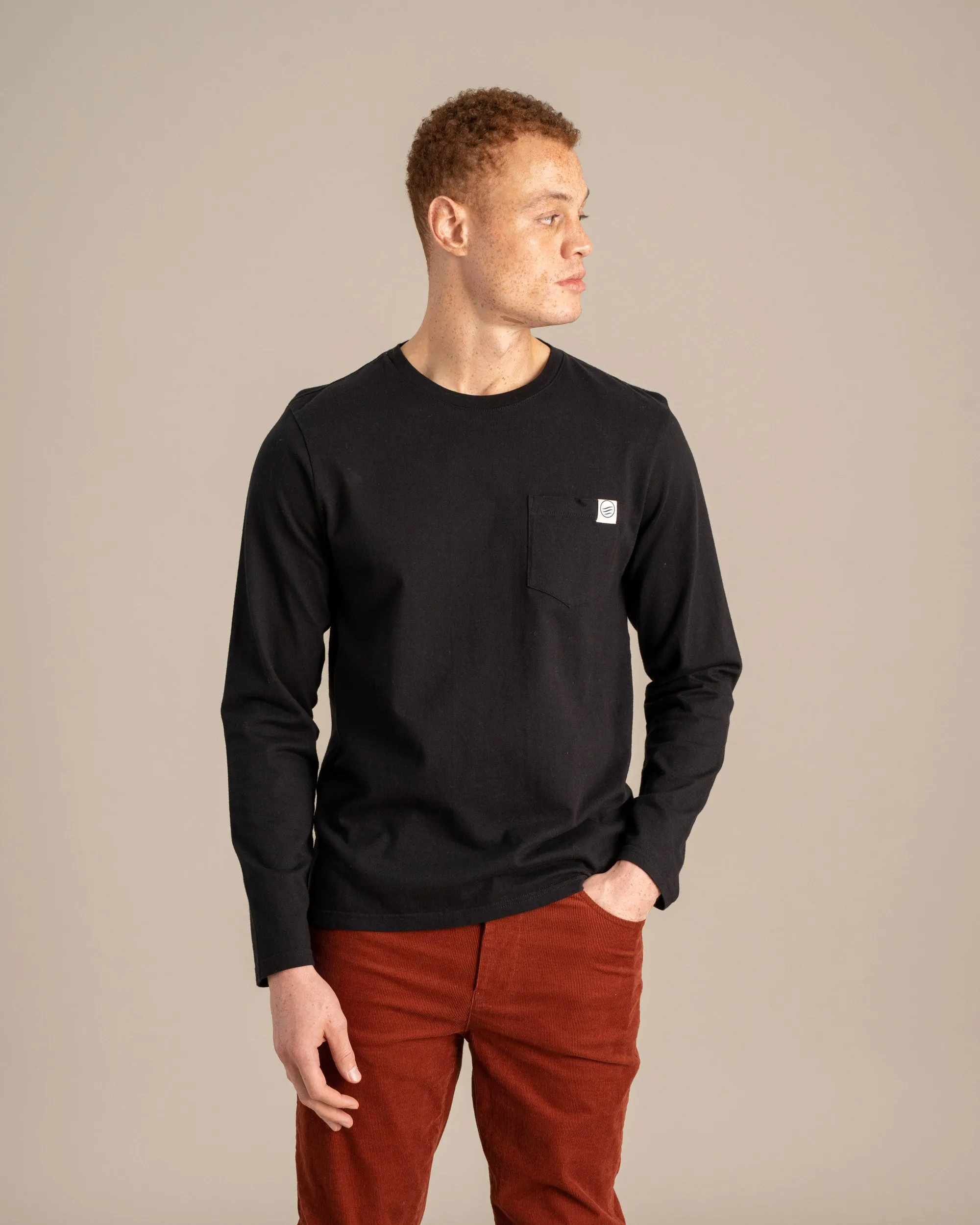 Organic Long-Sleeve Pocket Tee