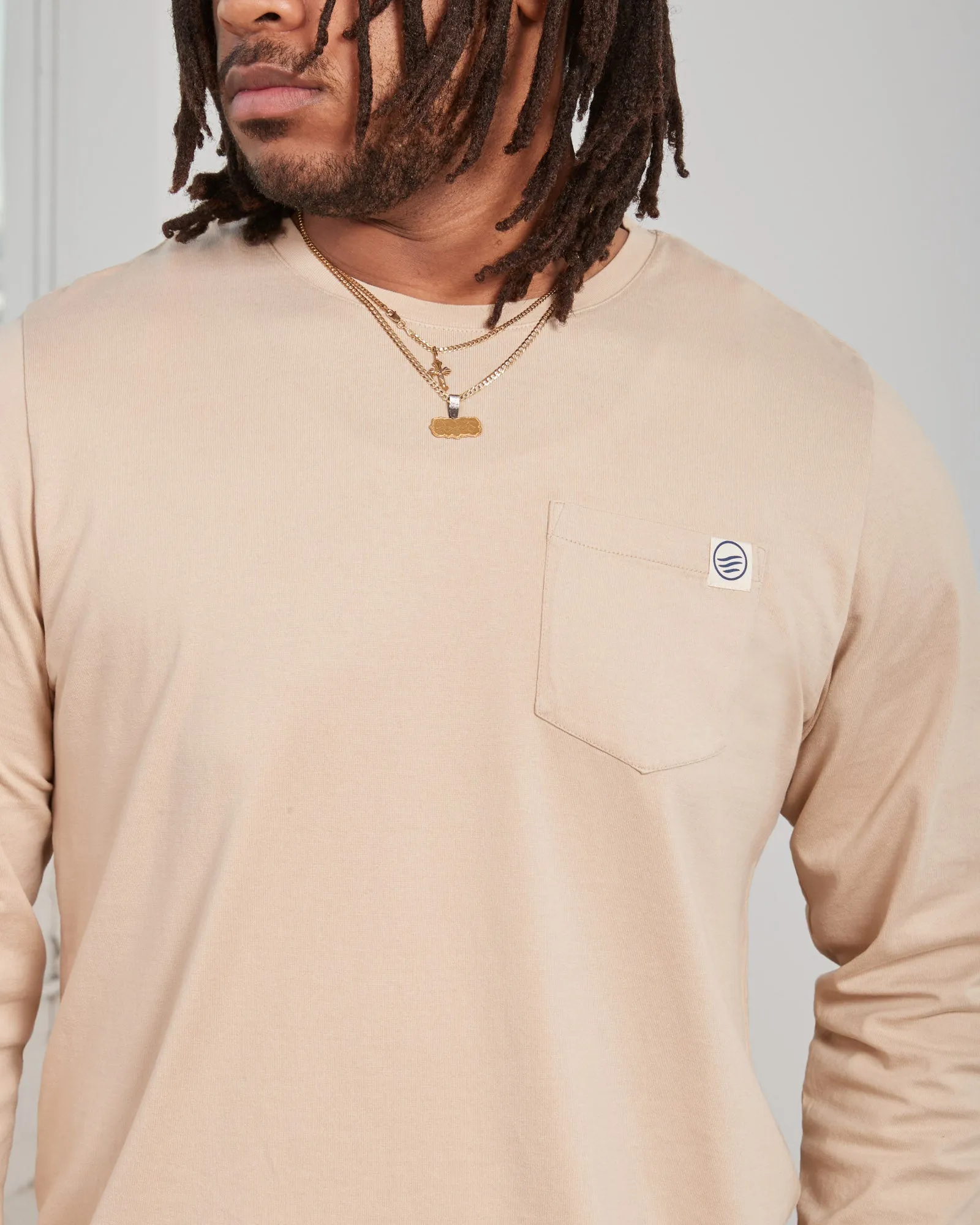 Organic Long-Sleeve Pocket Tee