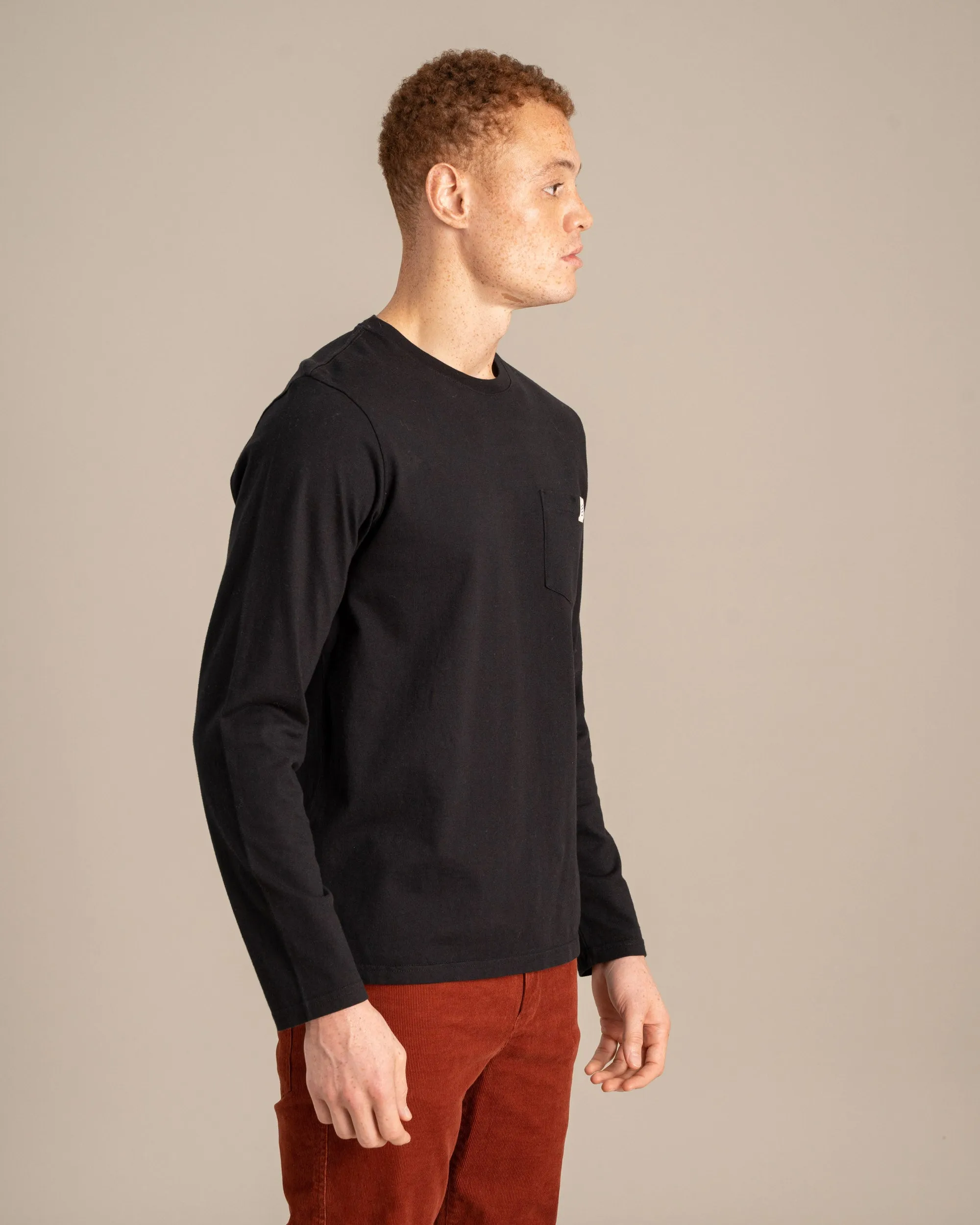 Organic Long-Sleeve Pocket Tee