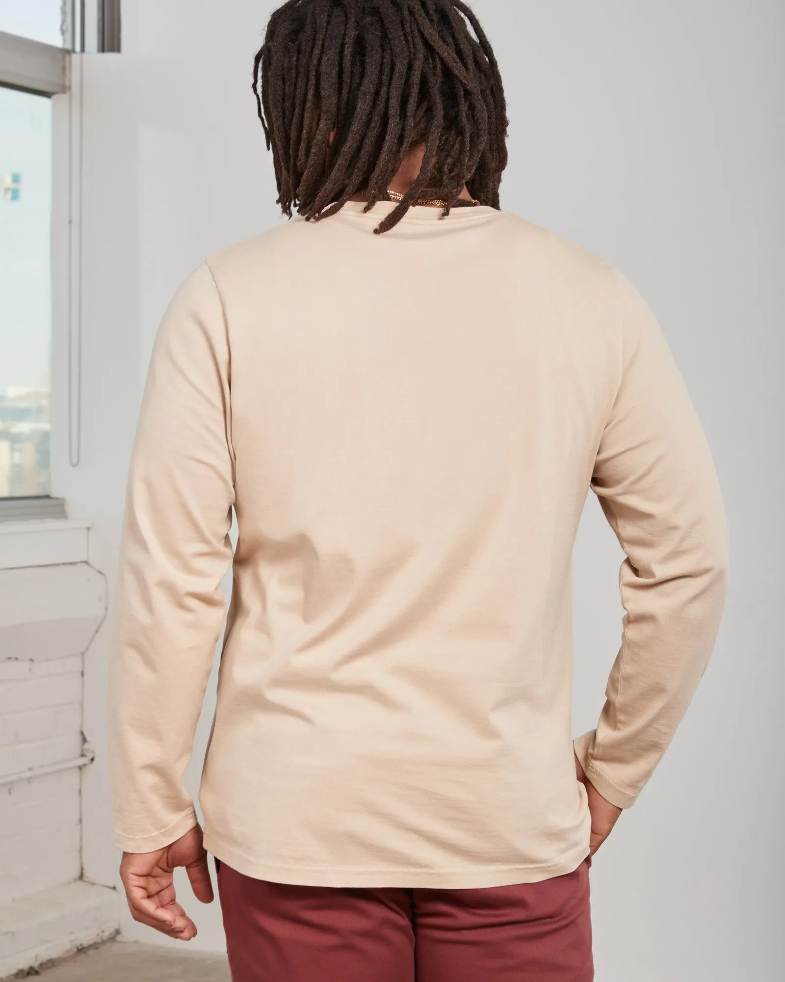 Organic Long-Sleeve Pocket Tee