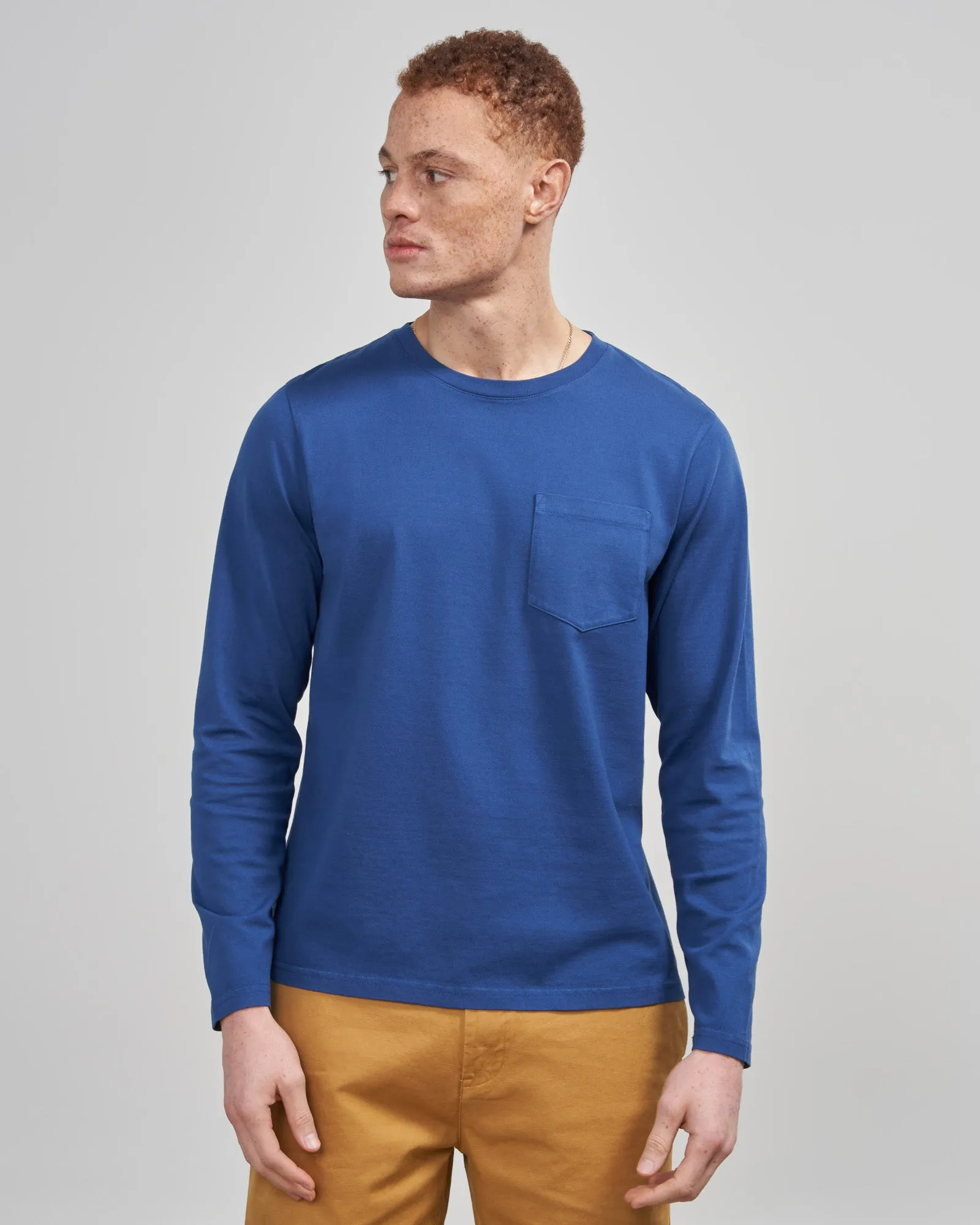 Organic Long-Sleeve Pocket Tee