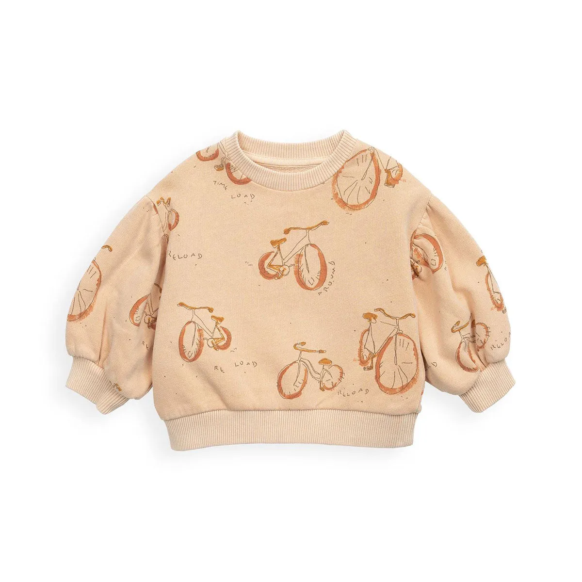 Play Up Fleece Sweater - Bicycle Print