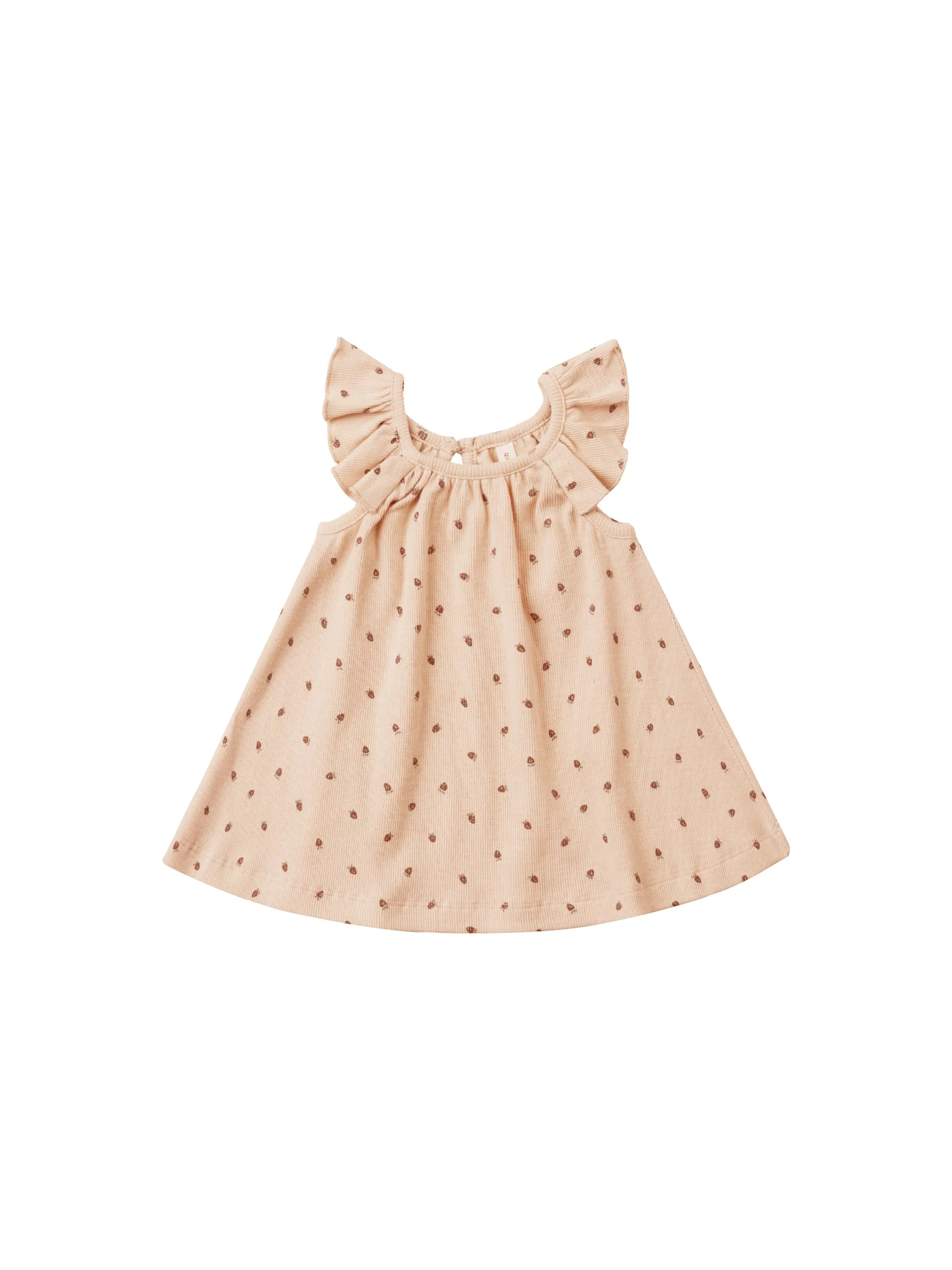 Quincy Mae Ruffle Swing Dress - Strawberries