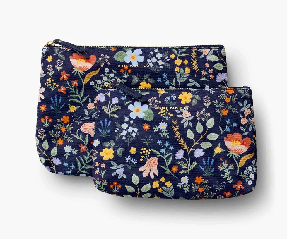 Rifle Paper Co. | Bramble Zippered Pouch Set