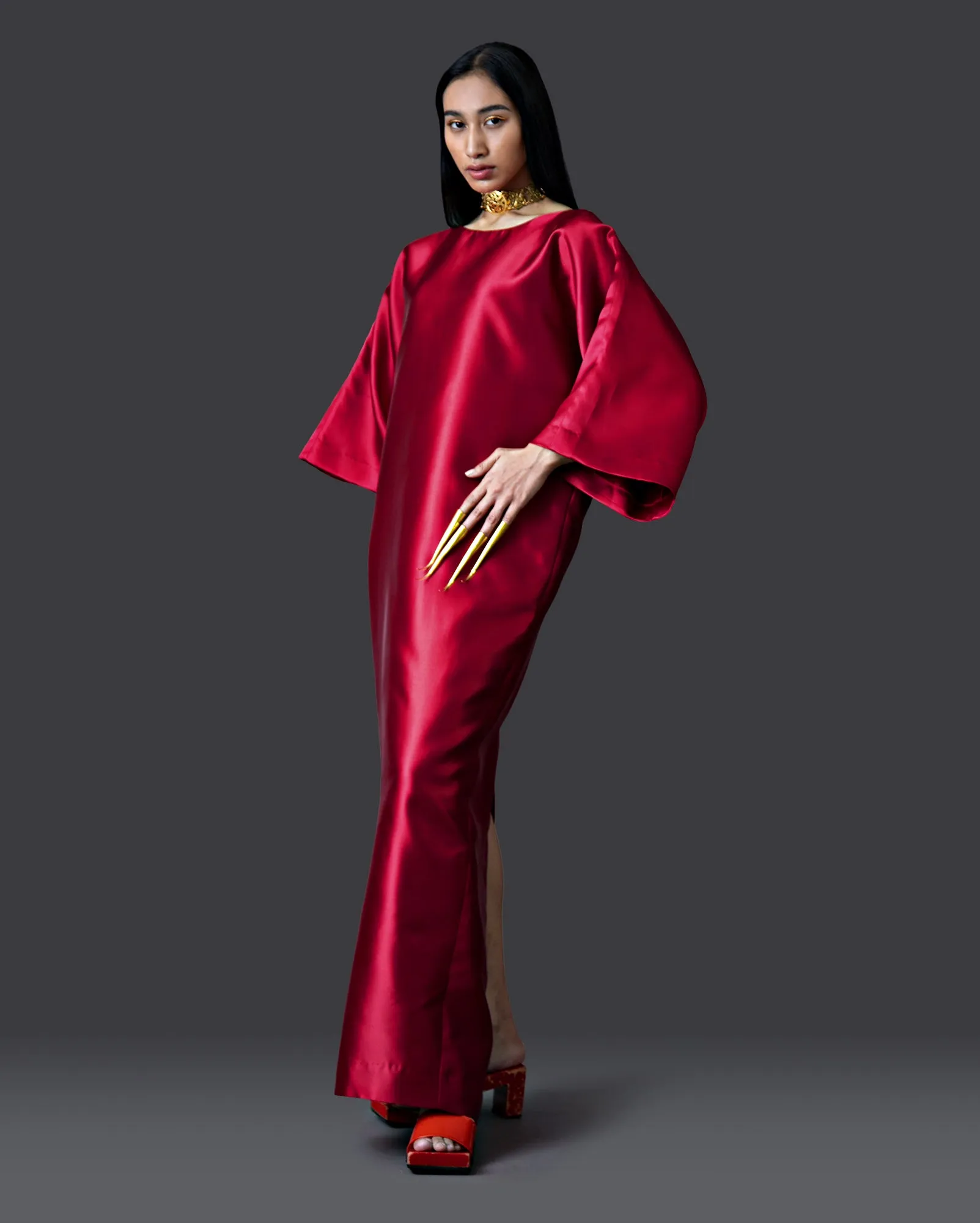 Sampan Dress (Red)