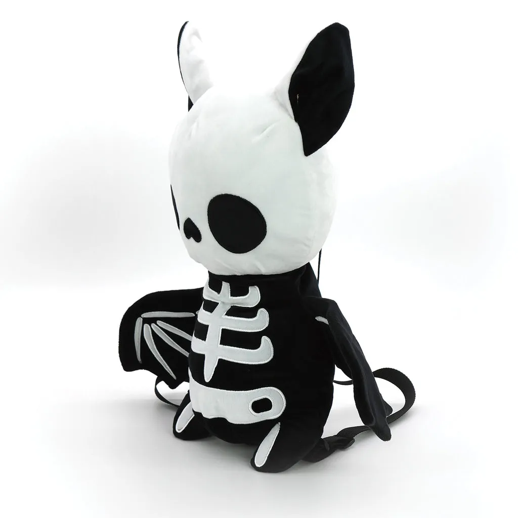 Skeleton Bat Plush Backpack