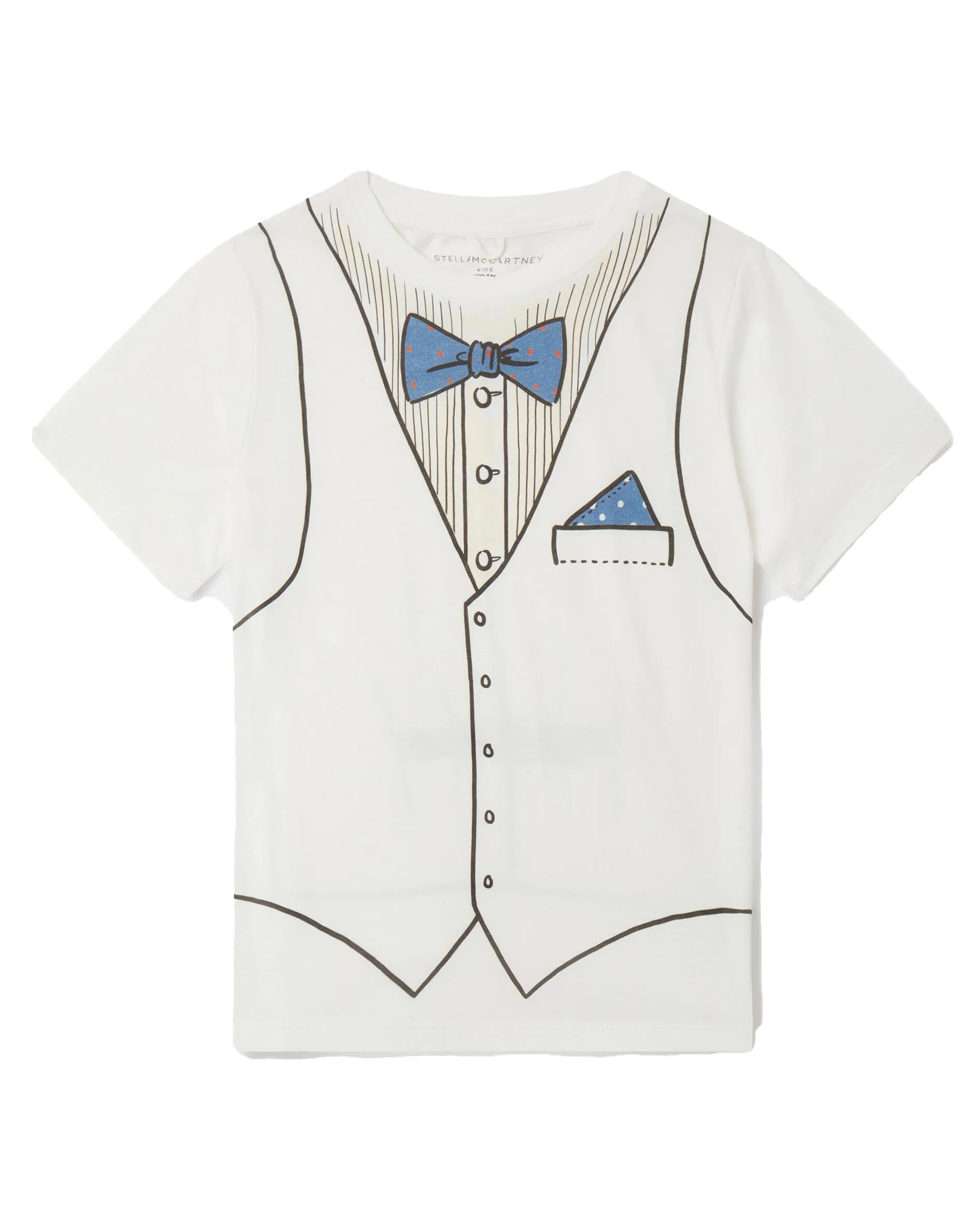 STELLA MCCARTNEY KIDS Organic Cotton Waistcoat T-shirt Top