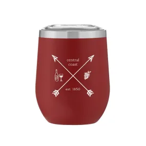 Stemless Stainless Steel Powder Coated Wine Cup Central Coast Arrows