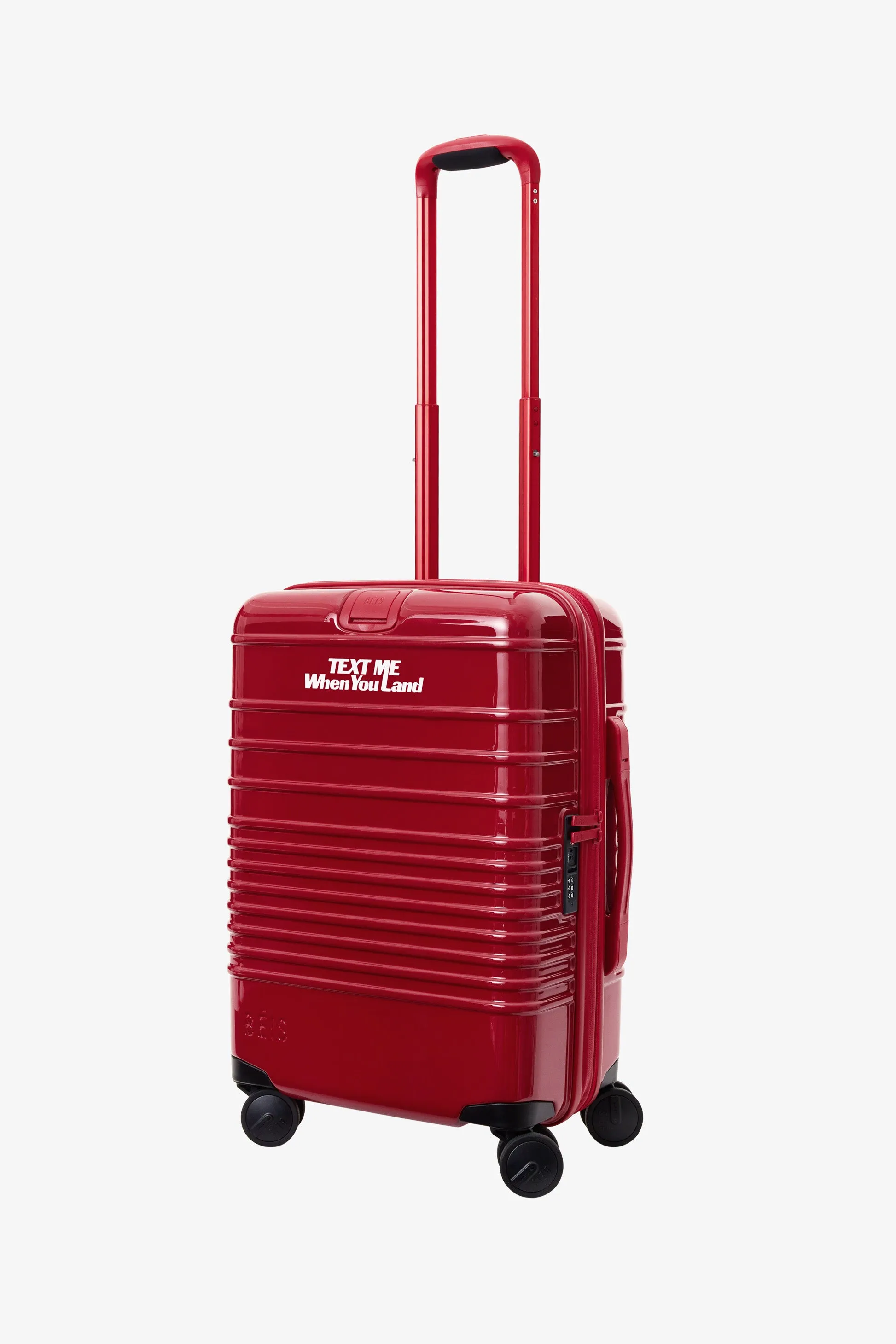 The Carry-On Roller in Text Me Red