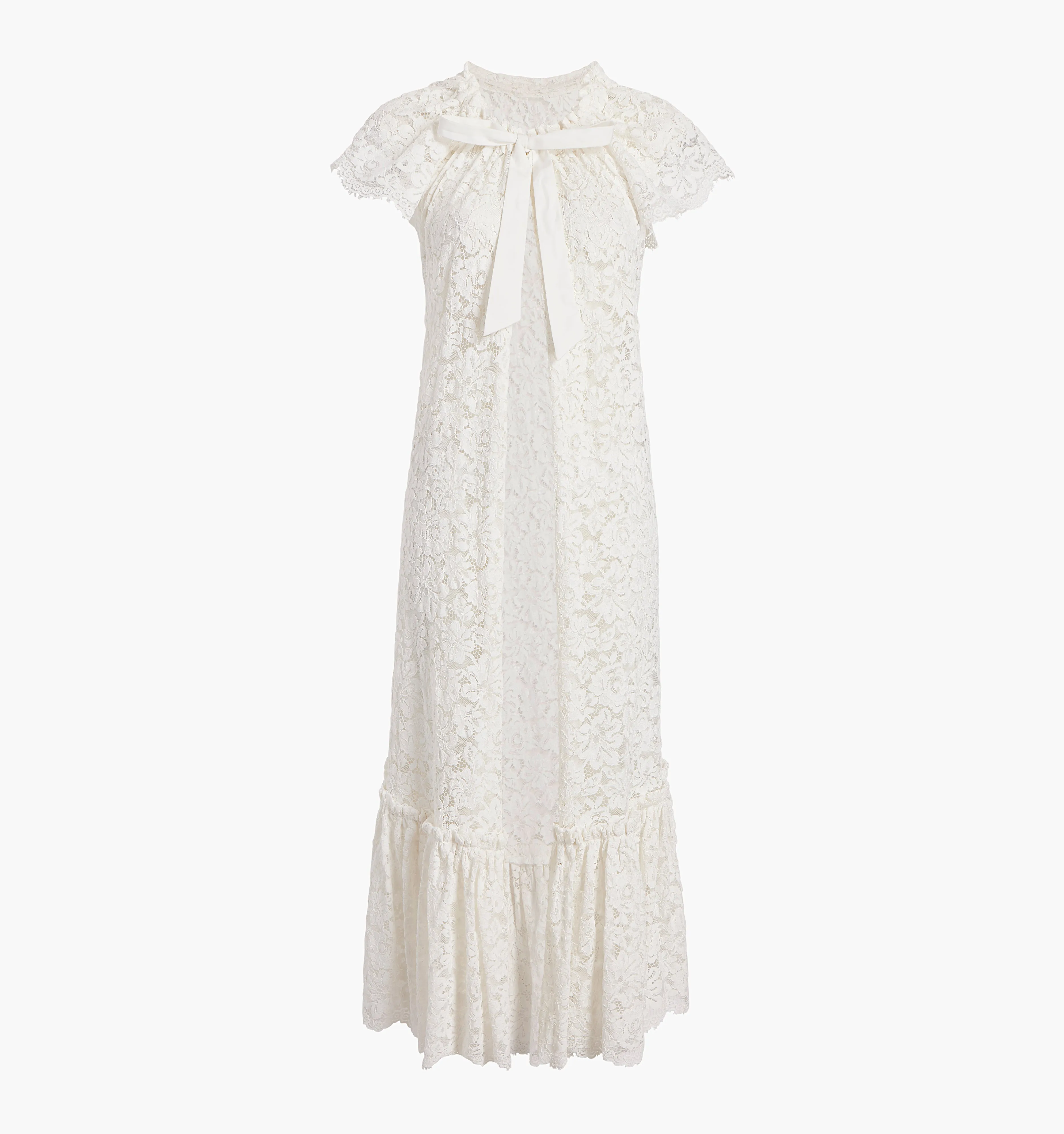 The Lace Coco Duster - White Lace