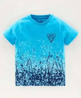 Ventra Bottom Spray T-shirt-Blue