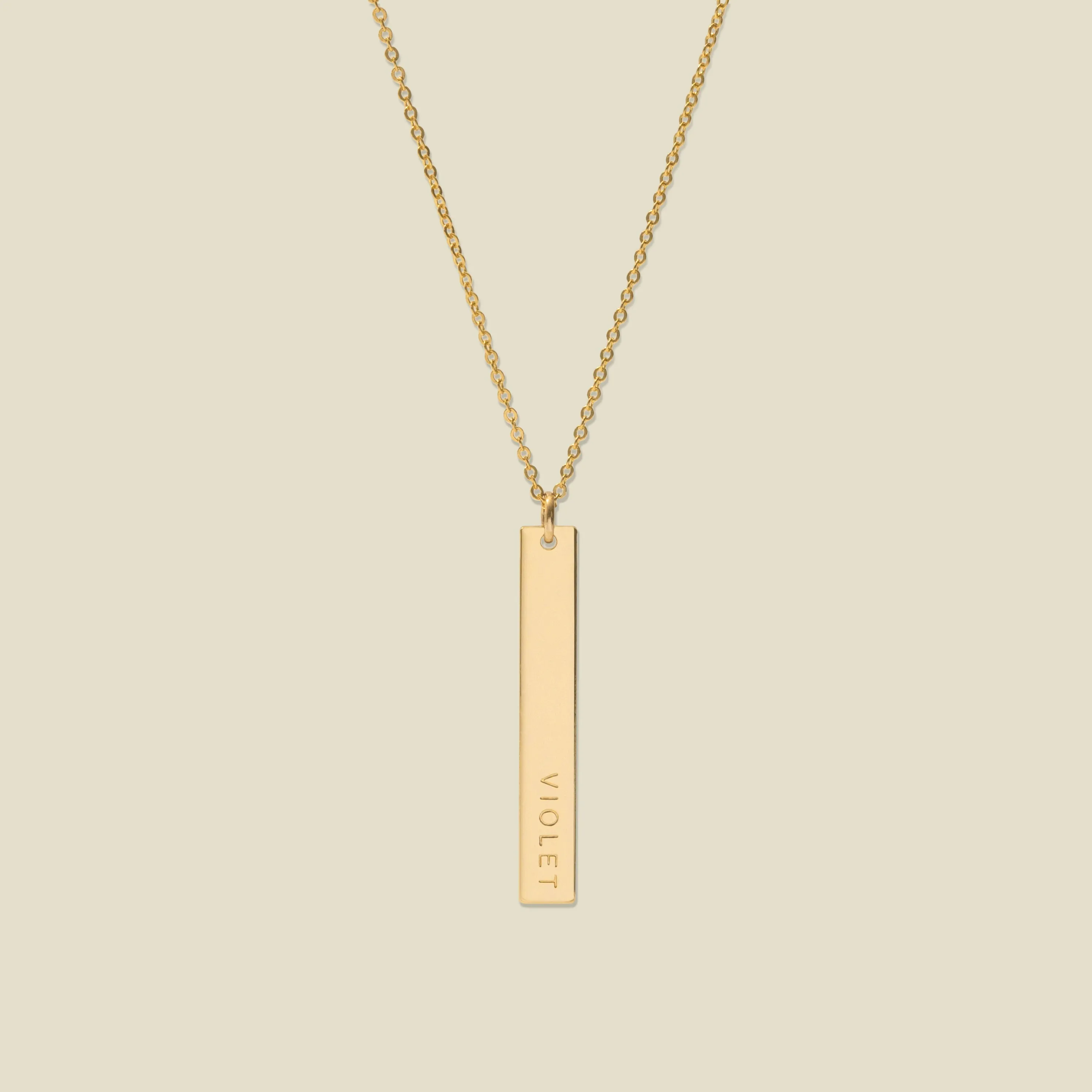 Vertical Bar Necklace