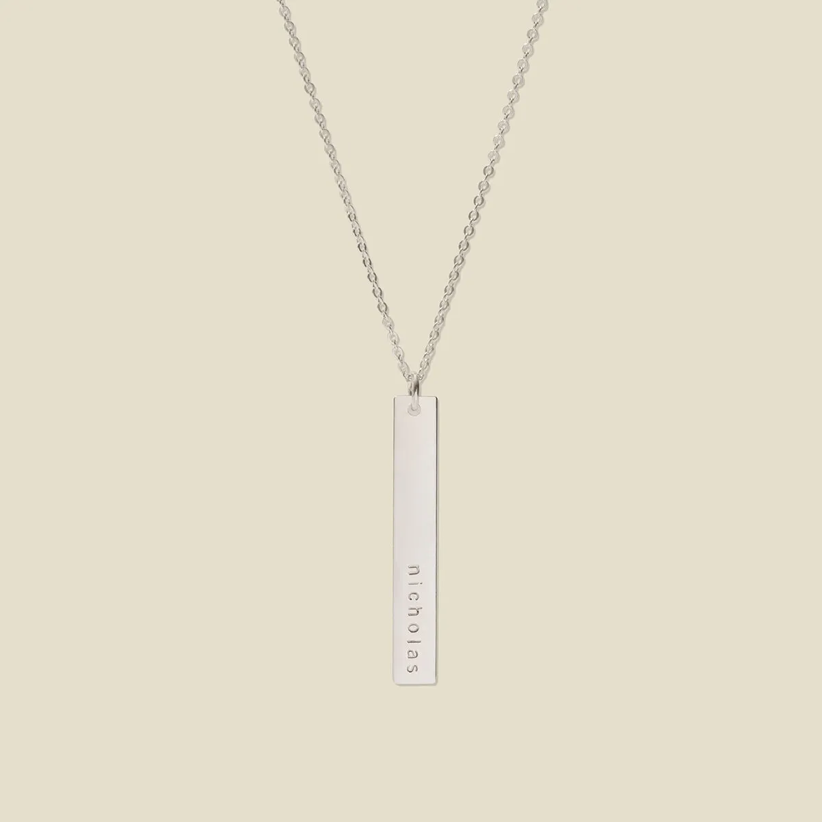 Vertical Bar Necklace