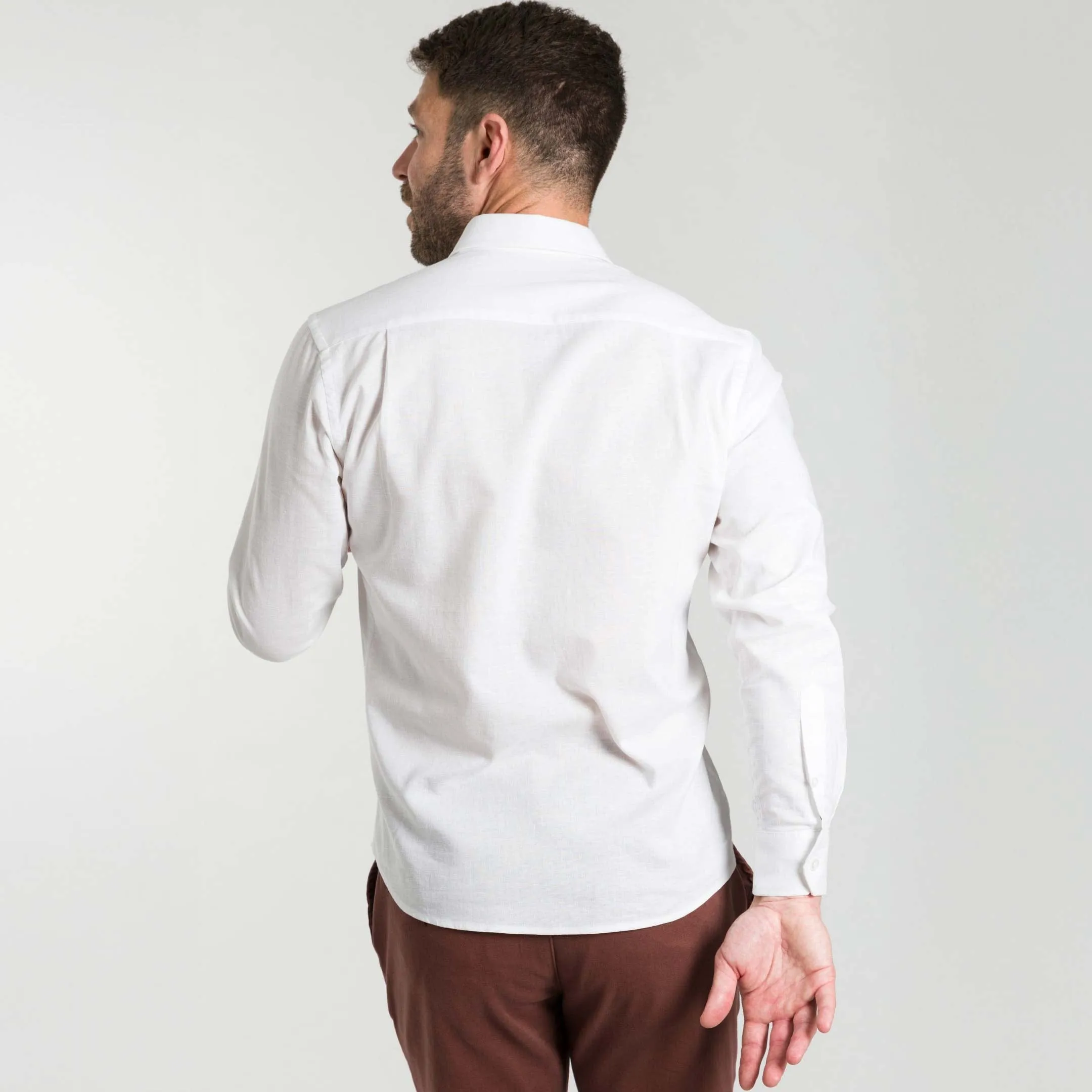 White Linen Shirt