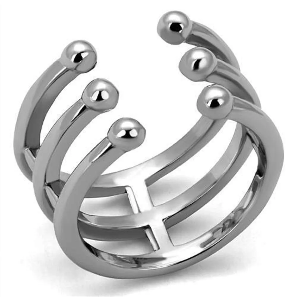 WildKlass Stainless Steel Ring High Polished Women