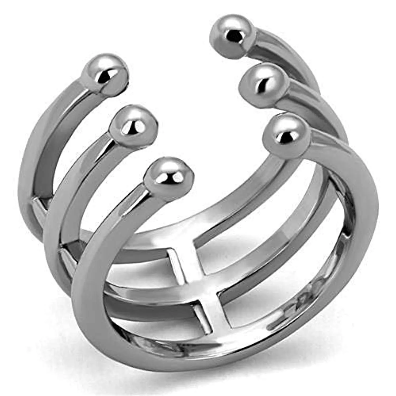 WildKlass Stainless Steel Ring High Polished Women