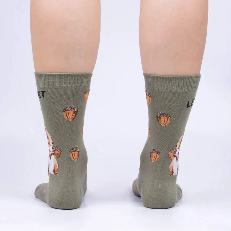 Women's Let's Get Nuts Crew Socks